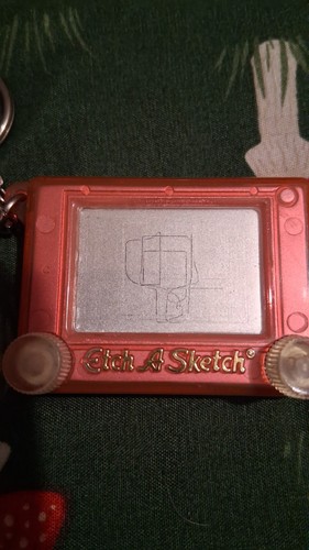 Vintage etch sketch - vintage, a
