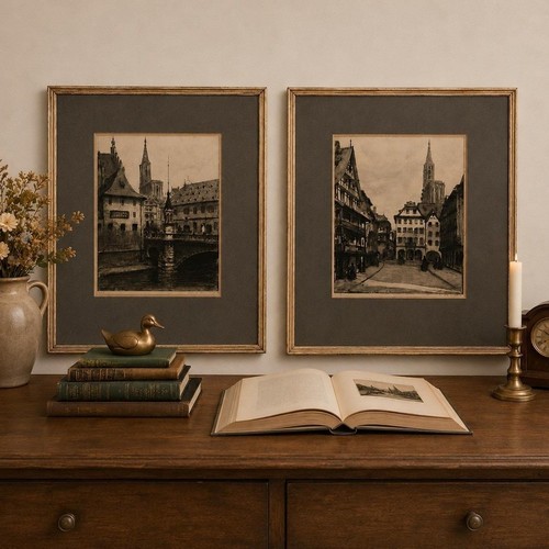 Antique strasbourg framed - antique,