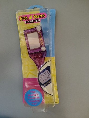 Vintage etch sketch - game, pen