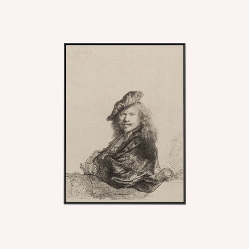 Rembrandt self portrait - rembrandt,