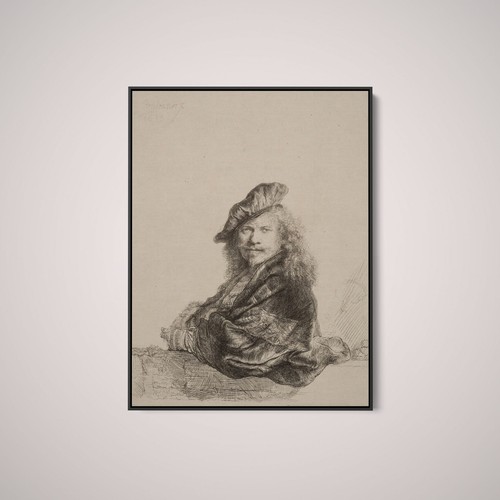 Rembrandt self portrait - rembrandt,