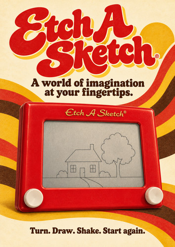 Etch sketch retro - sketch, 1970s