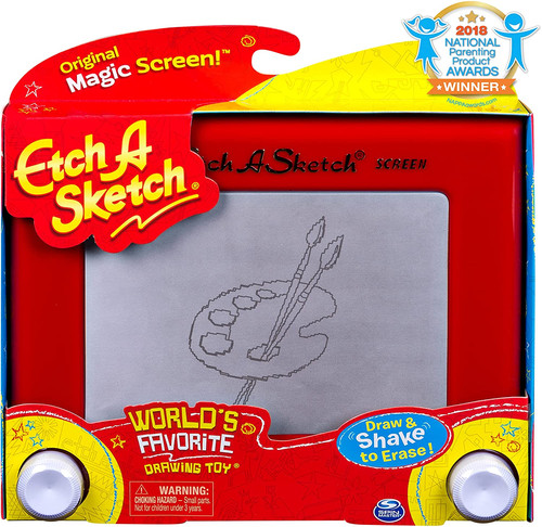 Etch sketch classic - a, drawing